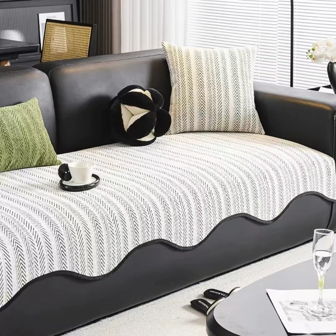 【异形鱼骨纹】沙发垫四季用防猫抓高档沙发坐垫防滑高级家用沙发垫