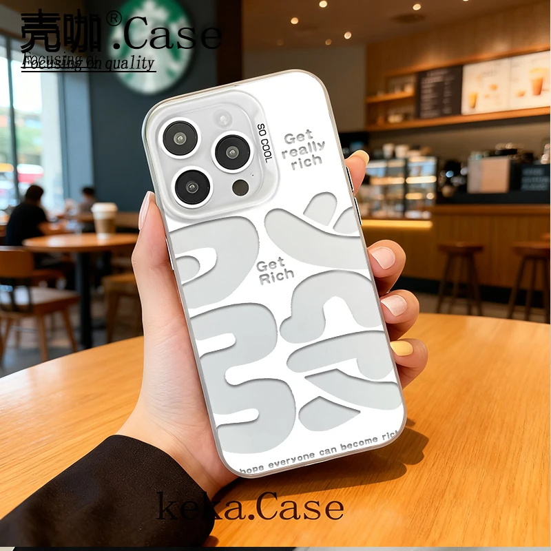 发彩银壳适用苹果17手机壳15/16pro华为oppo小米vivo女款