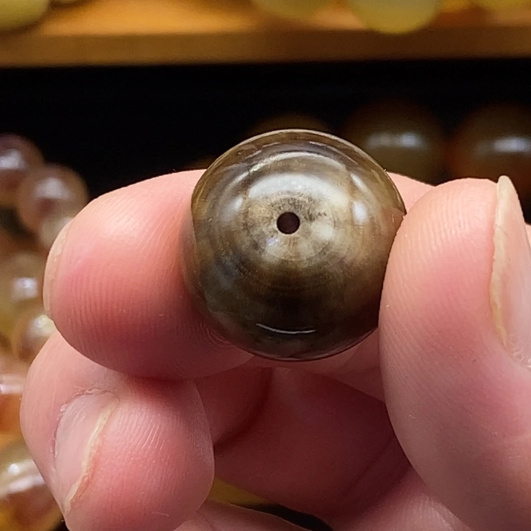 布艺非金属20mm多宝一等料白水牛角散珠配珠顶珠