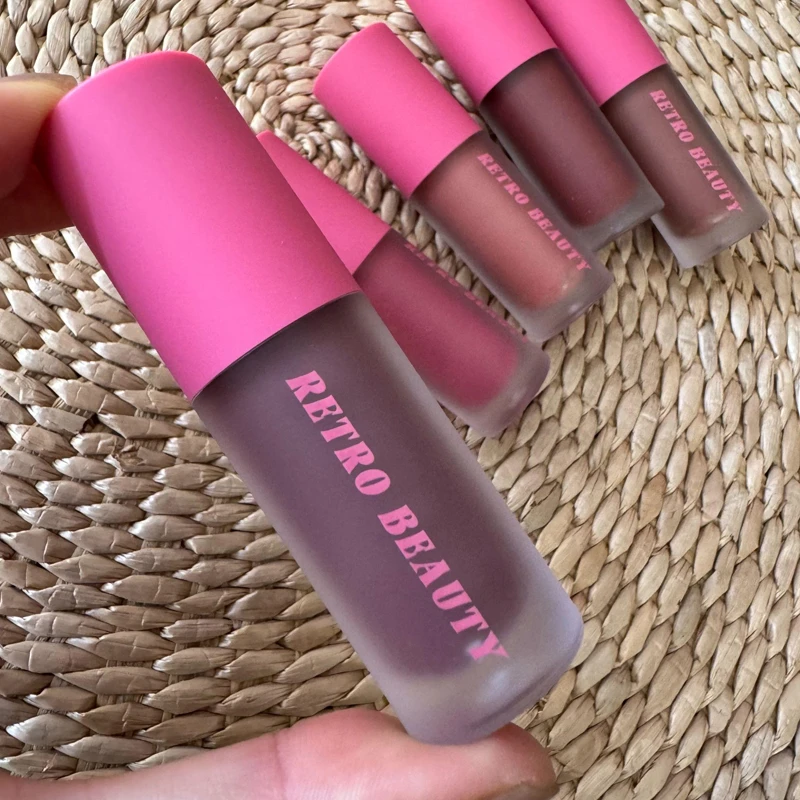 RETRO BEAUTY轻纱柔雾慕斯唇泥持久丝绒雾感低保和裸色轻薄润唇