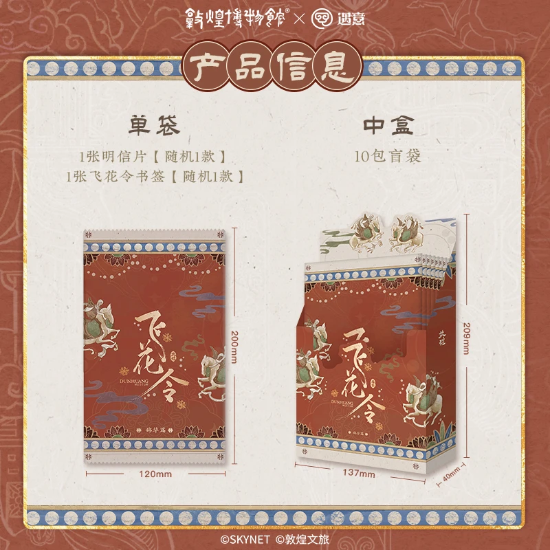 【赛道】敦煌博物馆X遇意飞花令盲袋盲盒 吧唧拆卡潮玩周边
