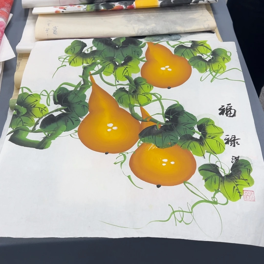 国画纯手绘字画作品
