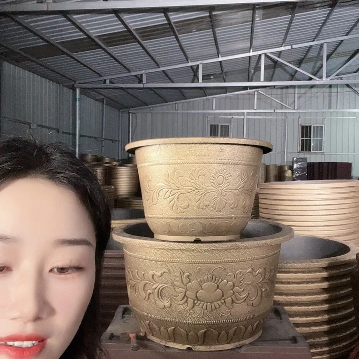 圆形60花盆4个有孔