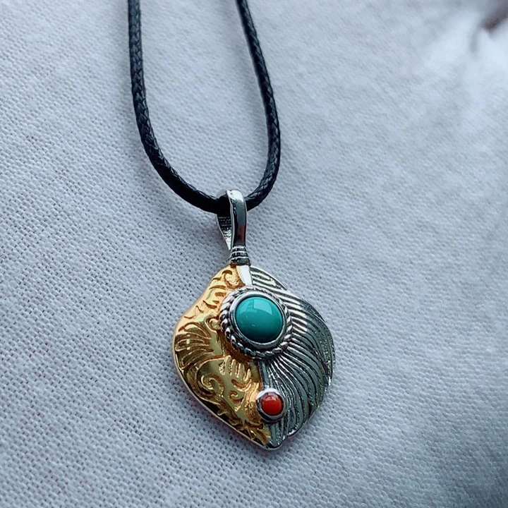 绿松石银S925镶嵌配饰