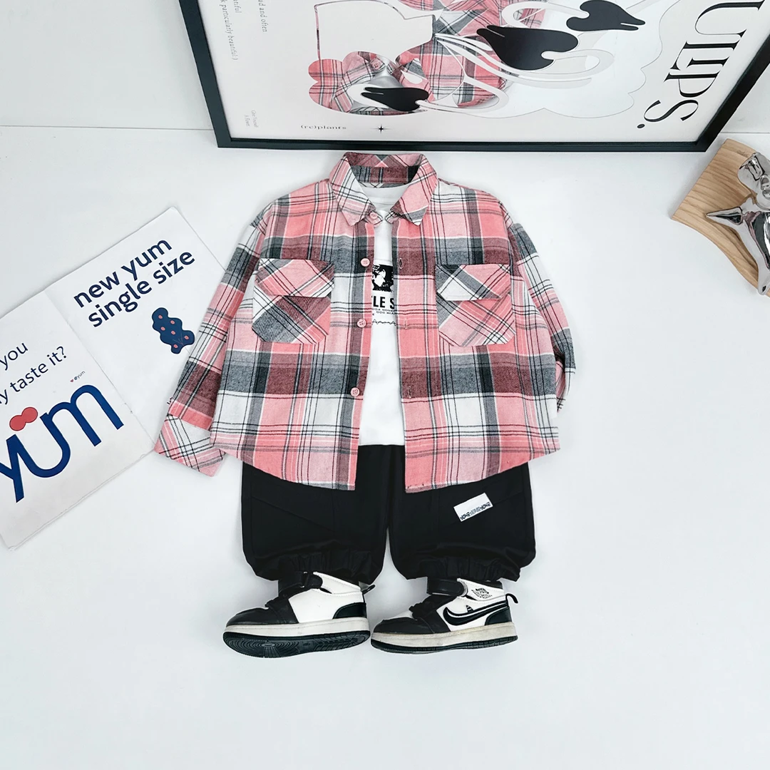 儿童衬衫长袖2025新款春装男童春秋上衣潮 AC25002 悠悠童话童装