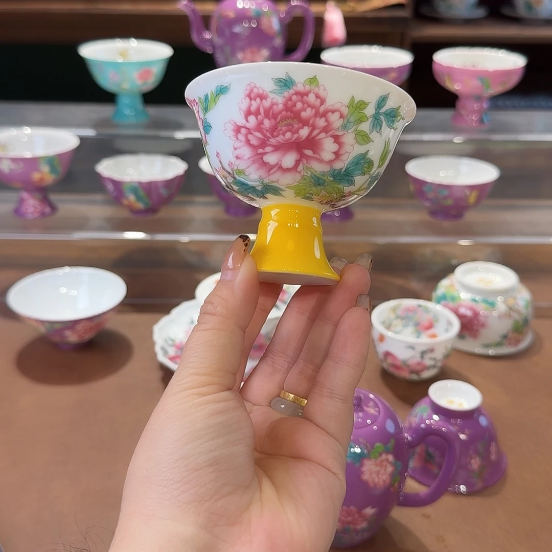 珐琅彩主人杯茶具茶具