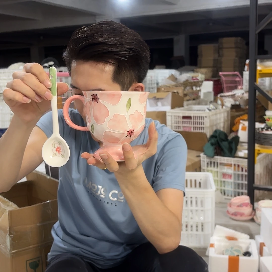 瓷微瑕陶瓷餐具釉下彩