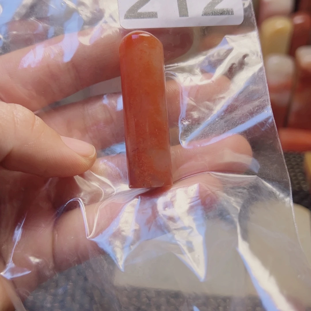 寿山石印石M****7老挝石桃花1