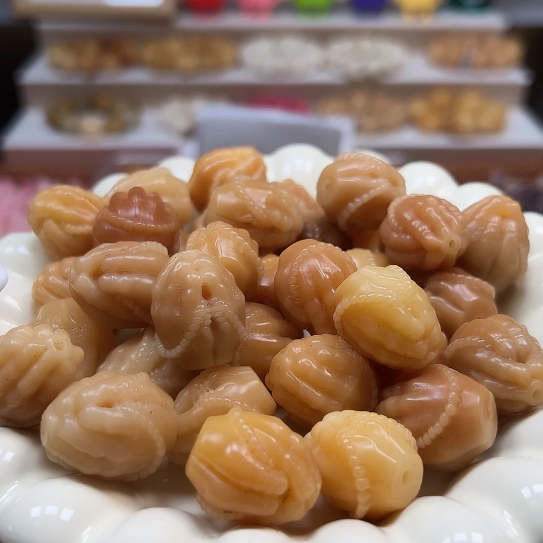手串菩提根/象牙果微瑕卡23大佛手10颗