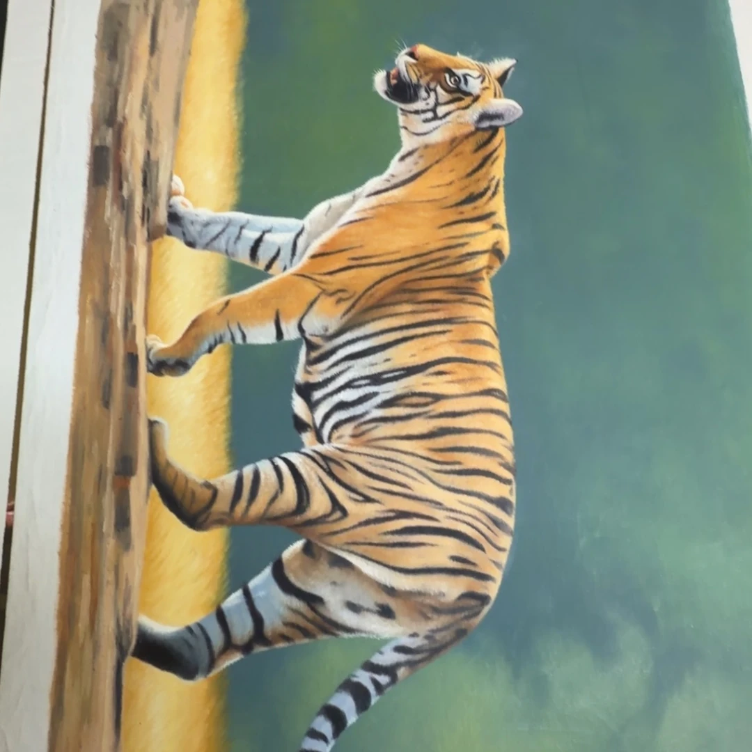 油画加油加油加油努力加油努力