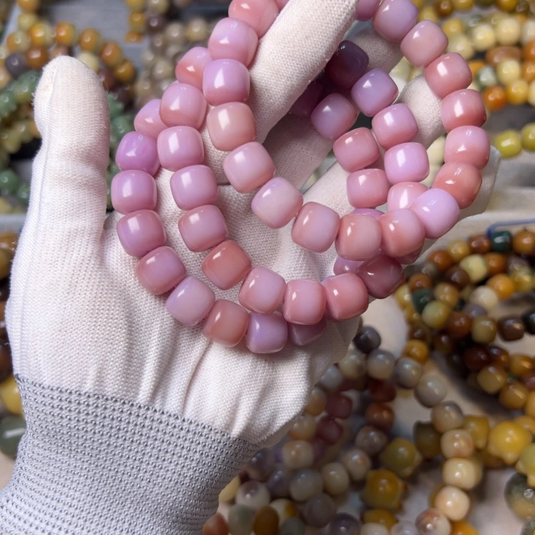 菩提根/象牙果手串鸢尾花正桶卡12