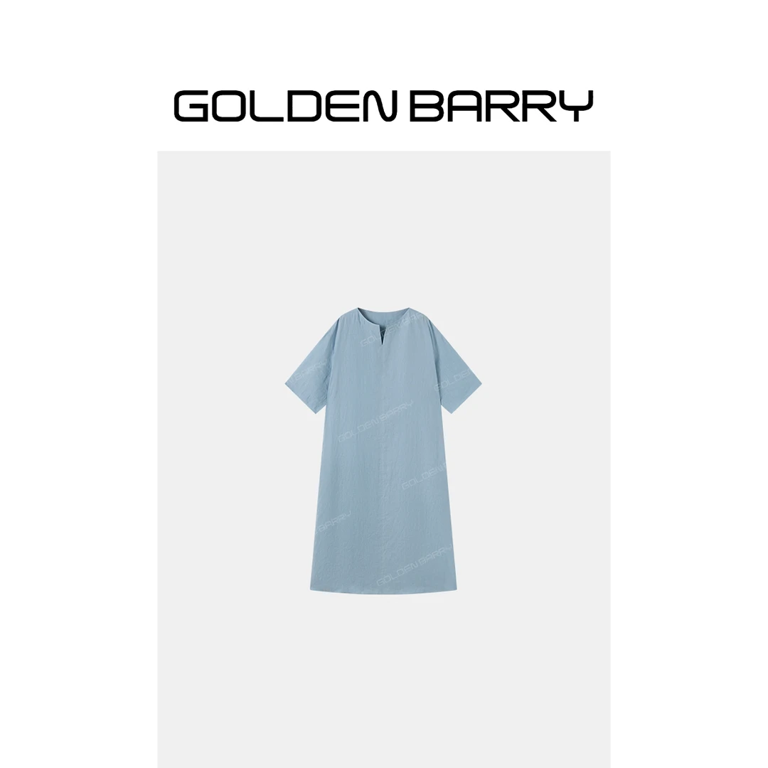 GOLDENBARRY时尚休闲优雅松弛连衣裙306063