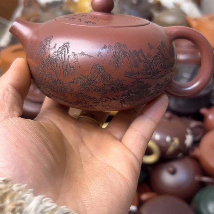 紫砂茶壶紫砂壶壶口断口