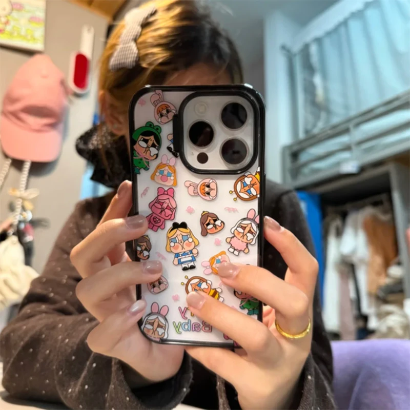 飞虎胜满屏哭娃篇适用iPhone17/16promax手机壳卡通14plus大孔13