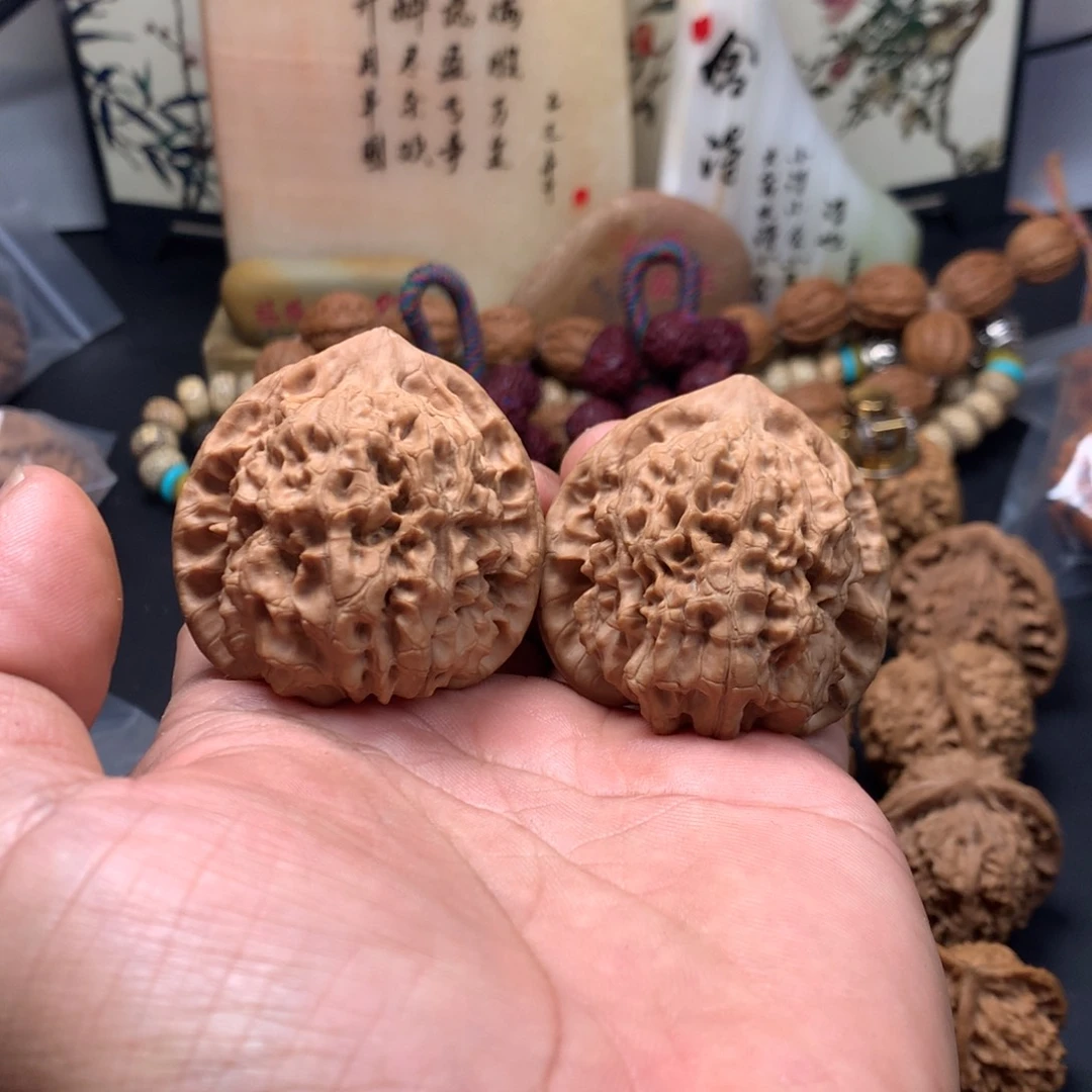 文玩核桃把件官帽