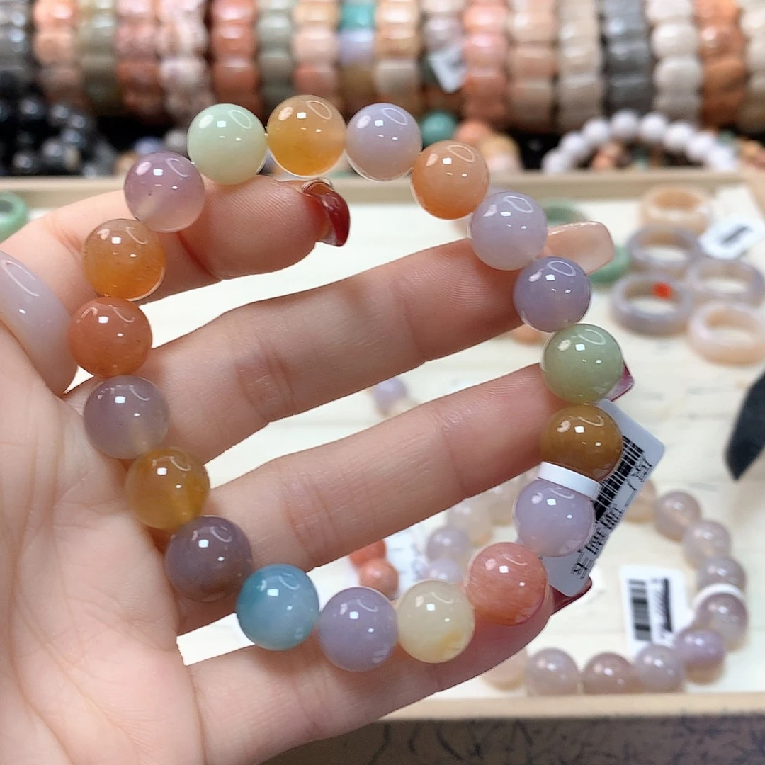 硅化珊瑚（珊瑚玉）手链未镶嵌白*869