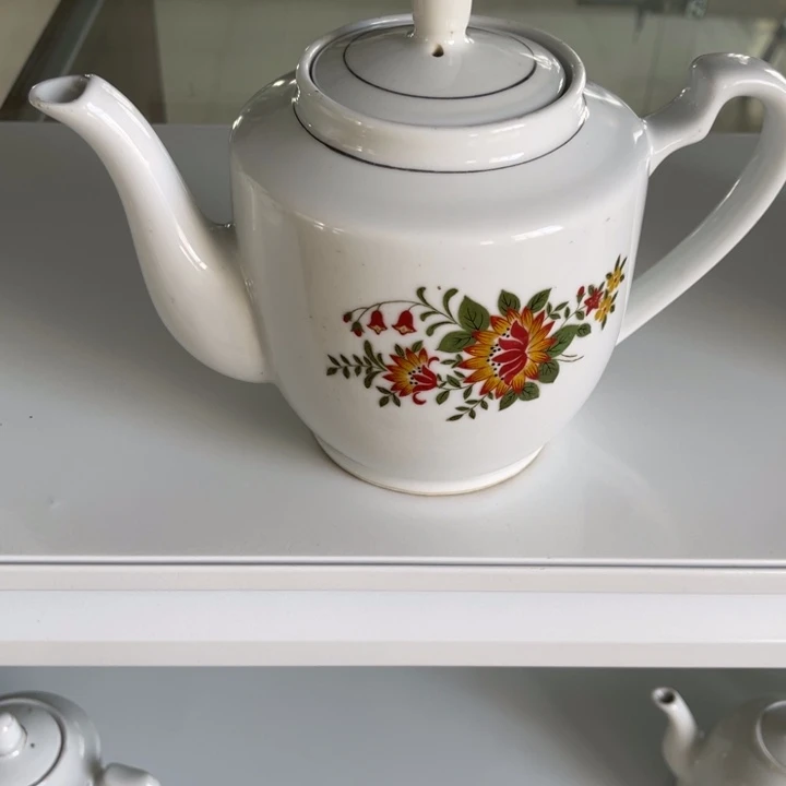 润***玩印花贴花茶壶摆件