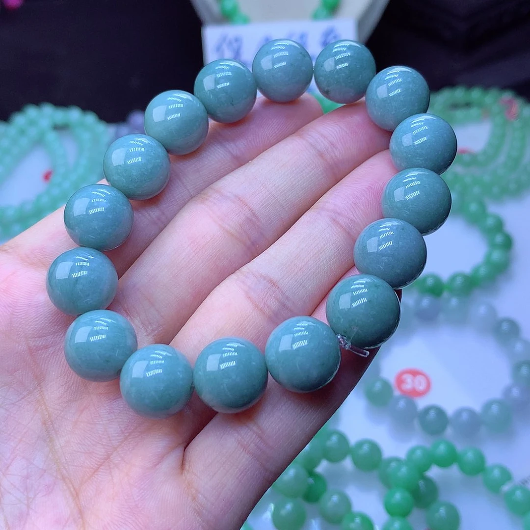 翡翠毛衣链未镶嵌卡13