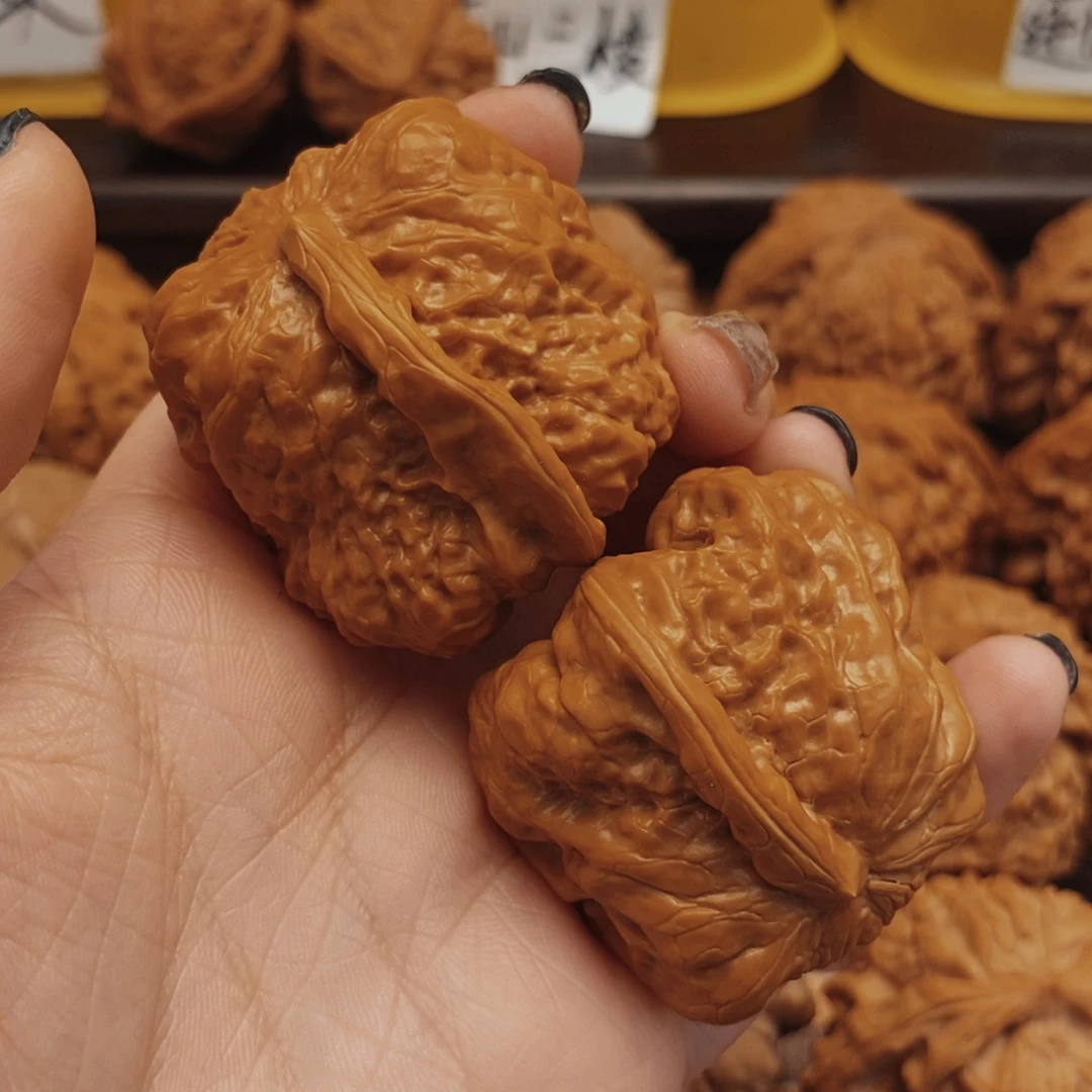 吊坠文玩核桃40蛤蟆头像一帆风顺