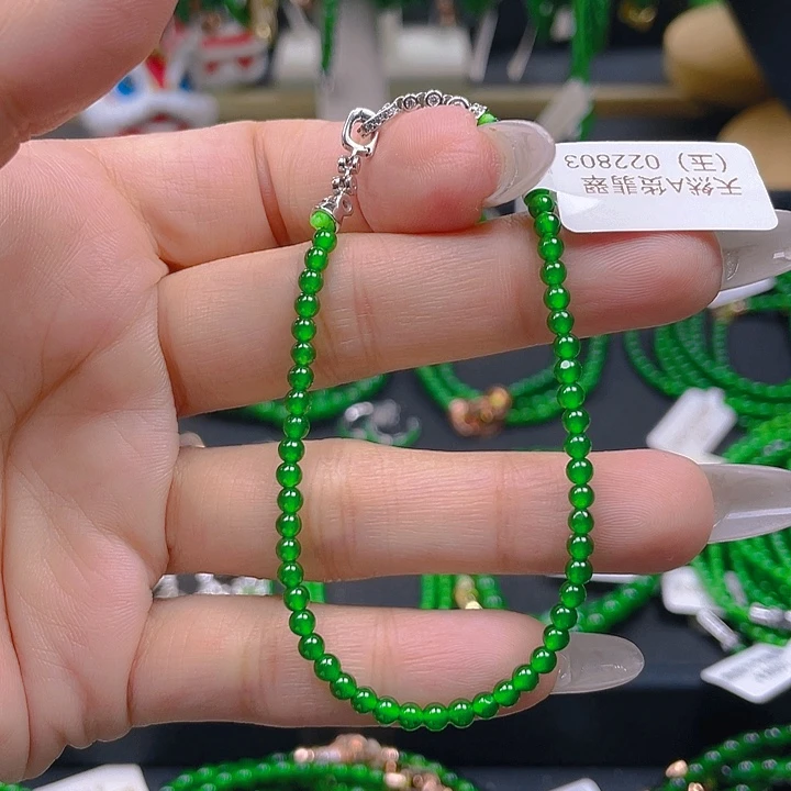 未镶嵌手链翡翠龙阳绿3