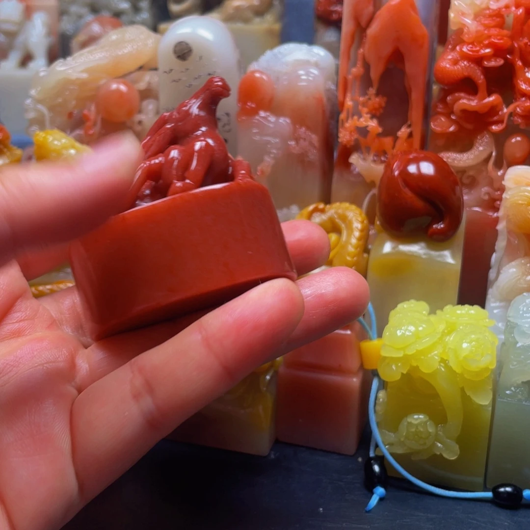 寿山石印石精美寿山