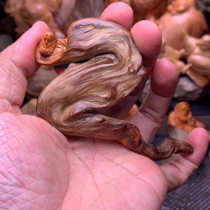 柏木（崖柏）崖柏陈化料手把件