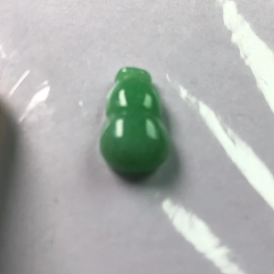 定制翡翠银S925镶嵌葫芦吊坠