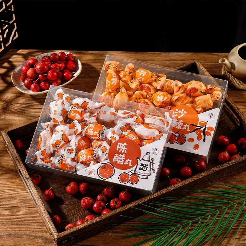 山西特产惠心园陈醋丸山楂沙棘丸解腻蜜饯零食网红酸甜开胃山楂丸