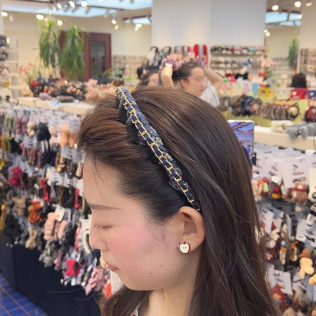 布艺铁合金发箍哦