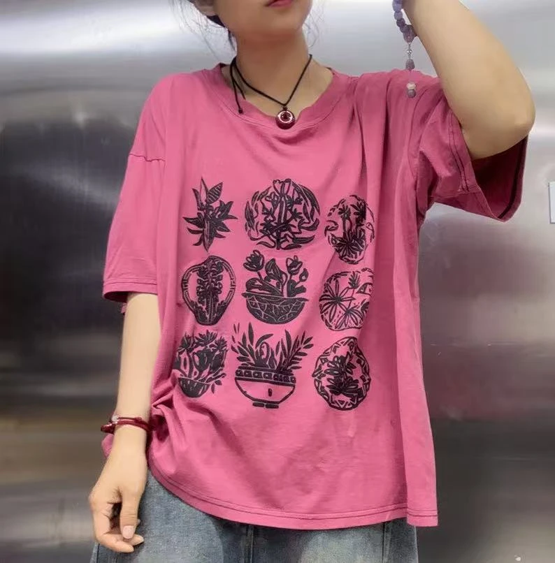 炒色印花卫衣0878003-1