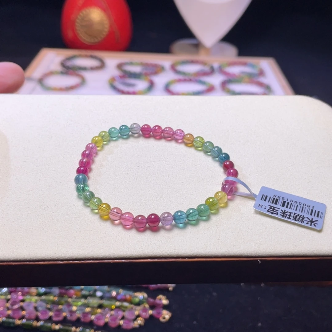 未镶嵌手链碧玺A3碧玺手串