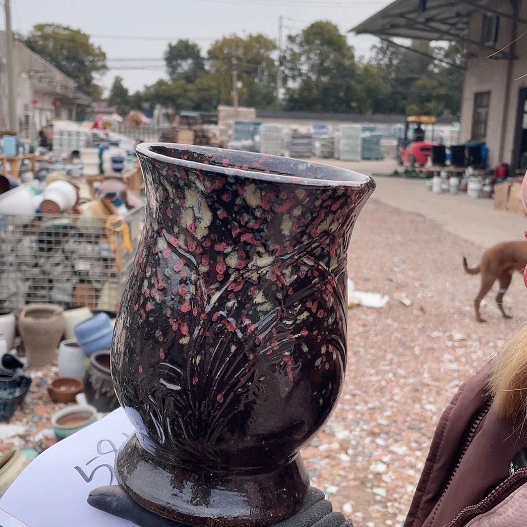 红陶fl45 王嫂花盆0214