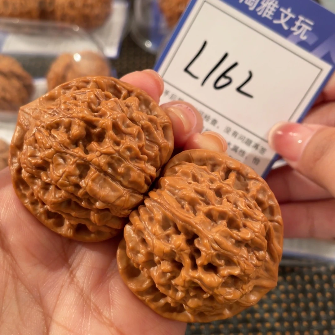 文玩核桃把件L162 官帽 45