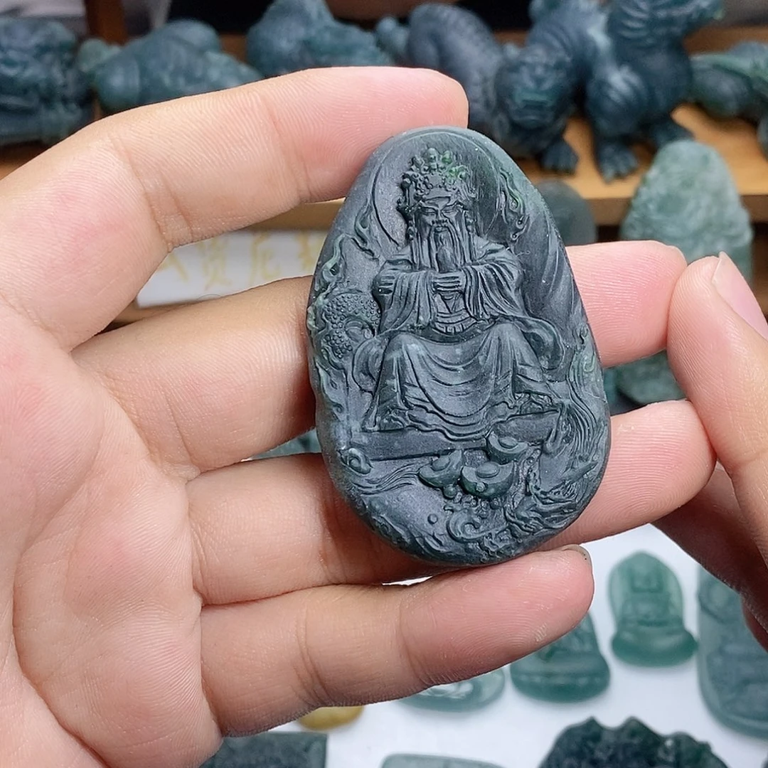 定制翡翠未镶嵌龙五