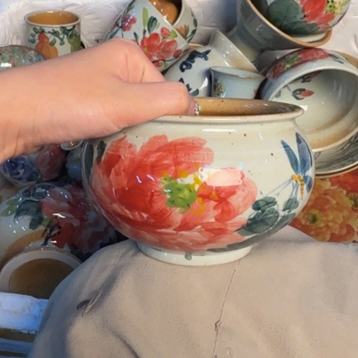 瓷片景德镇陶瓷手工手绘