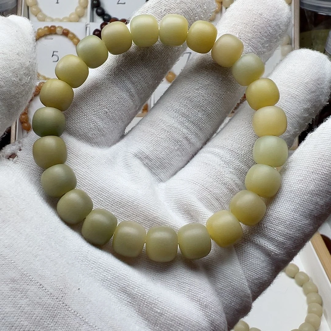 菩提根/象牙果手串金****卡9 干磨S55