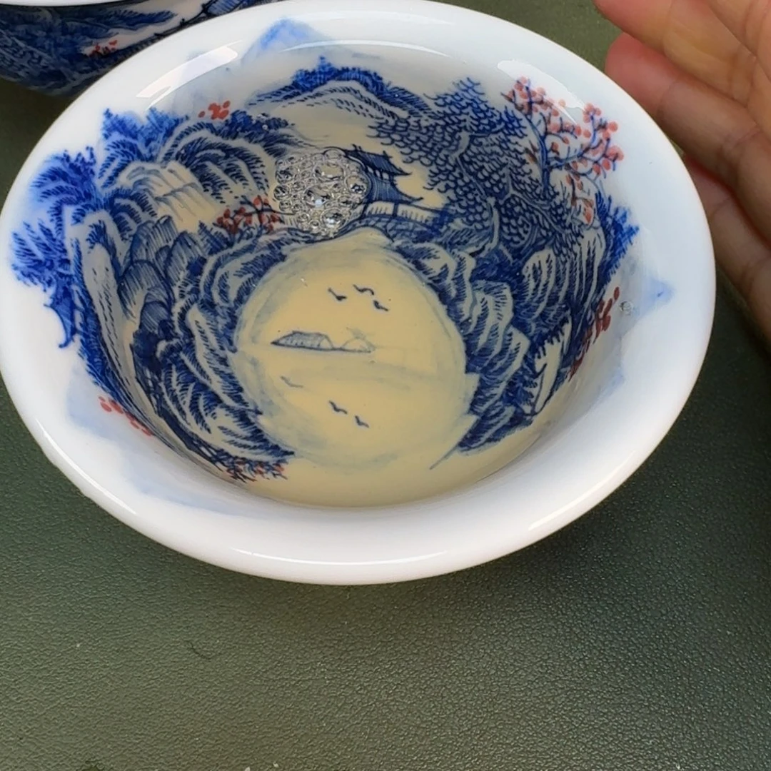 陶景德镇纯手绘茶具圆圆209