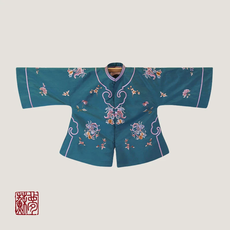 蘇夢【尔昌尔炽】手绣云头立领对襟上衣中式百搭01031238