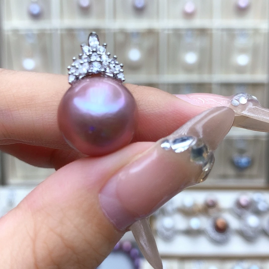 淡水珍珠未镶嵌吊坠(赠链)