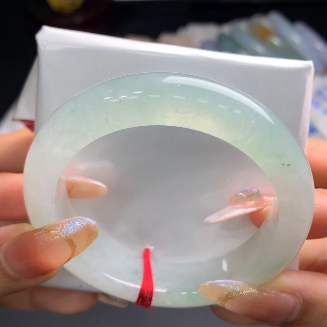 未镶嵌手镯翡翠29号冰甜绿