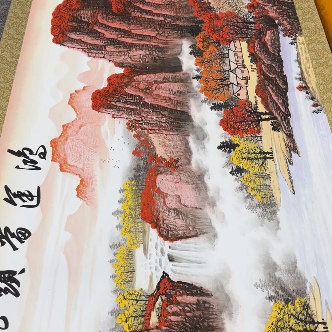 国画QC原创横山水作品！带证书！限购一单