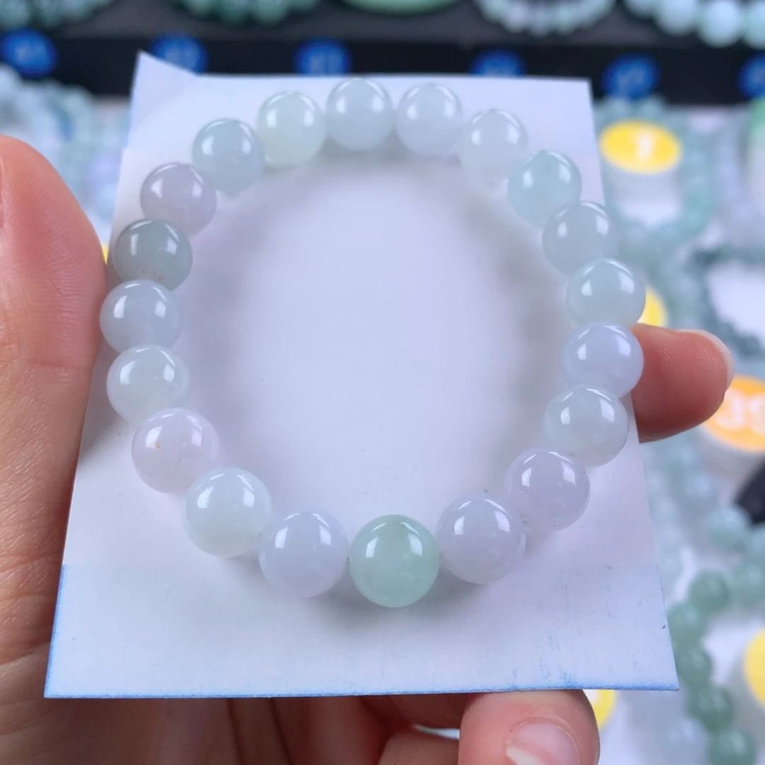 翡翠未镶嵌手链卡9.2