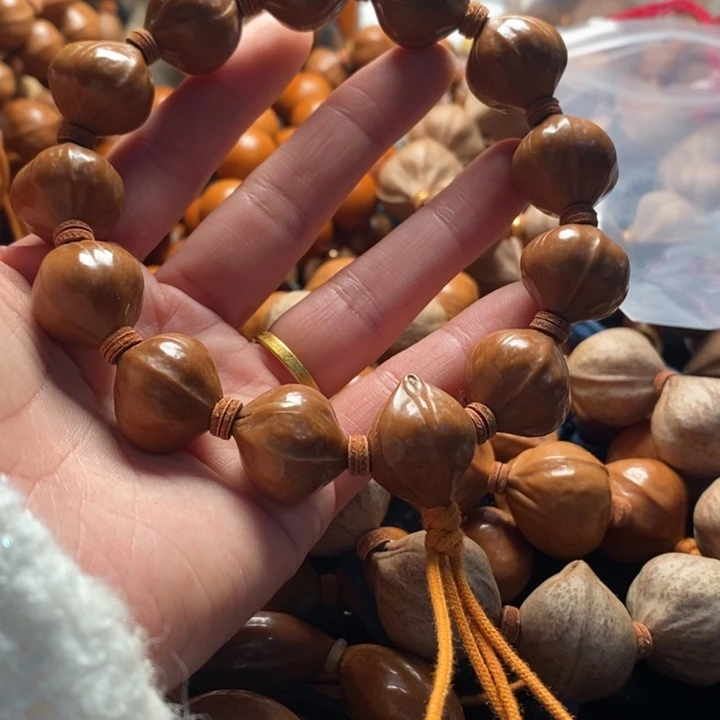 橄榄核手串/手链蜜桃十三颗