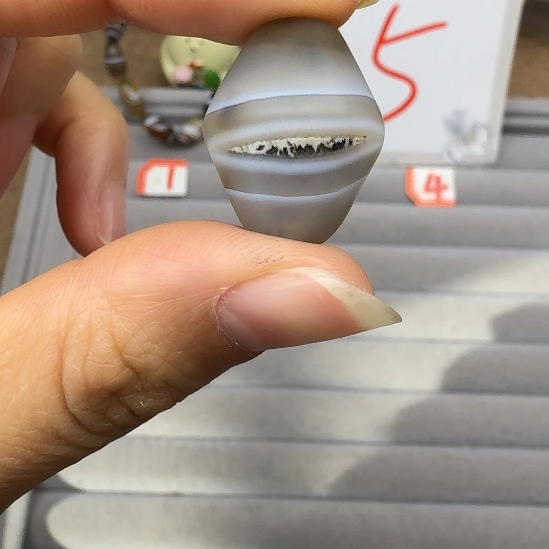 石***羽玛瑙/玉髓合金颈饰