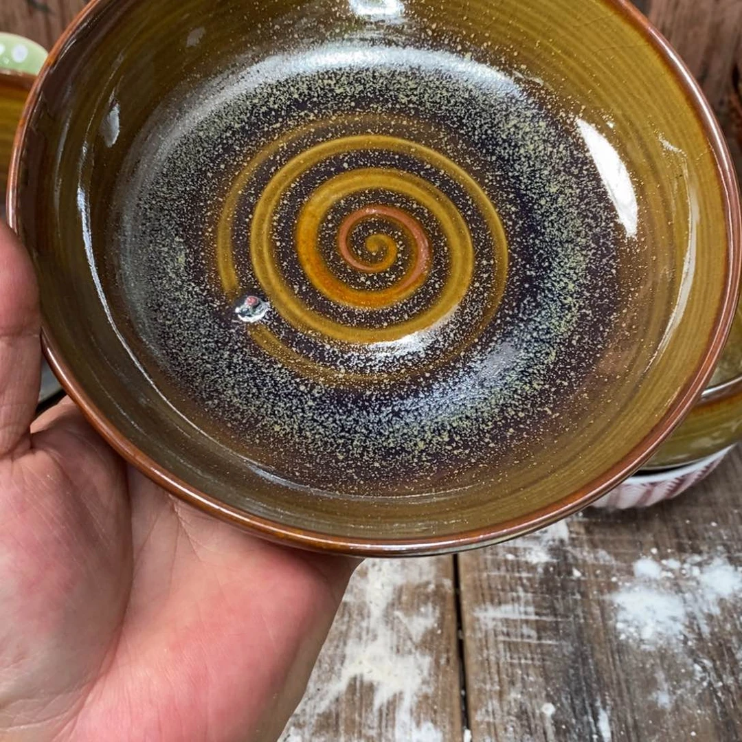 浪鬼柴烧，秞陶美器肚**圆