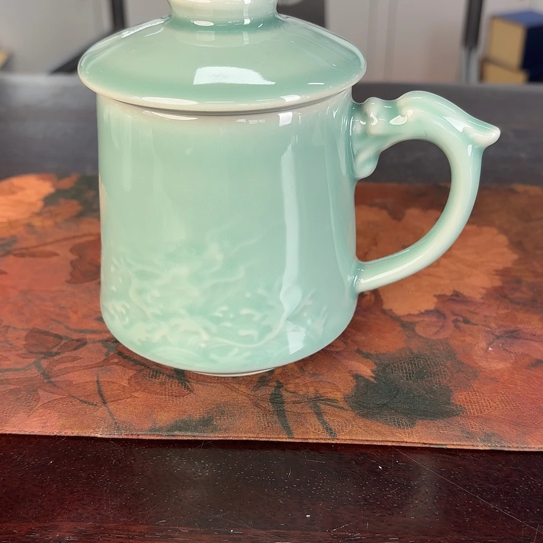 龙泉云间青瓷小米茶器