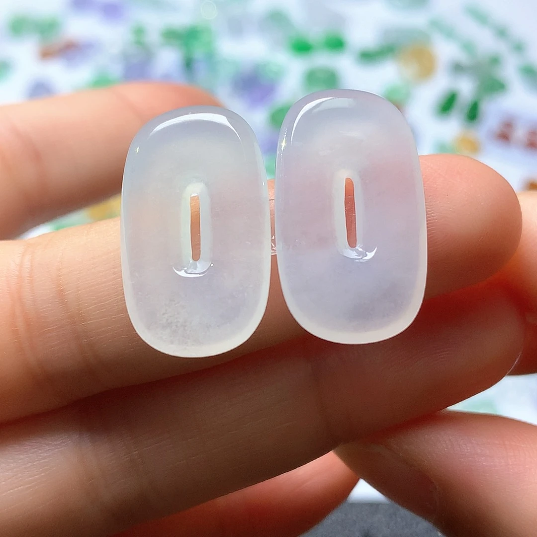 翡翠未镶嵌颈饰方扣