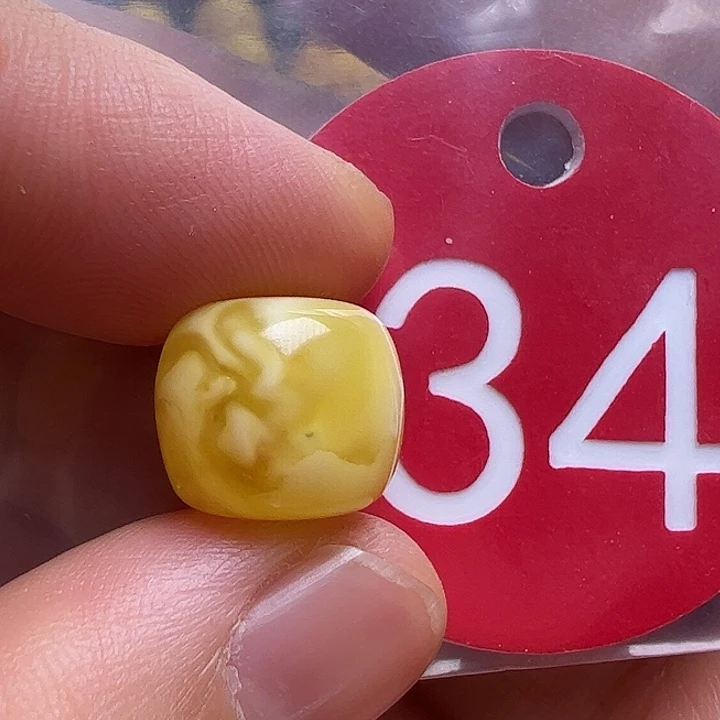 蜜蜡未镶嵌珠宝奇石12mm花粉