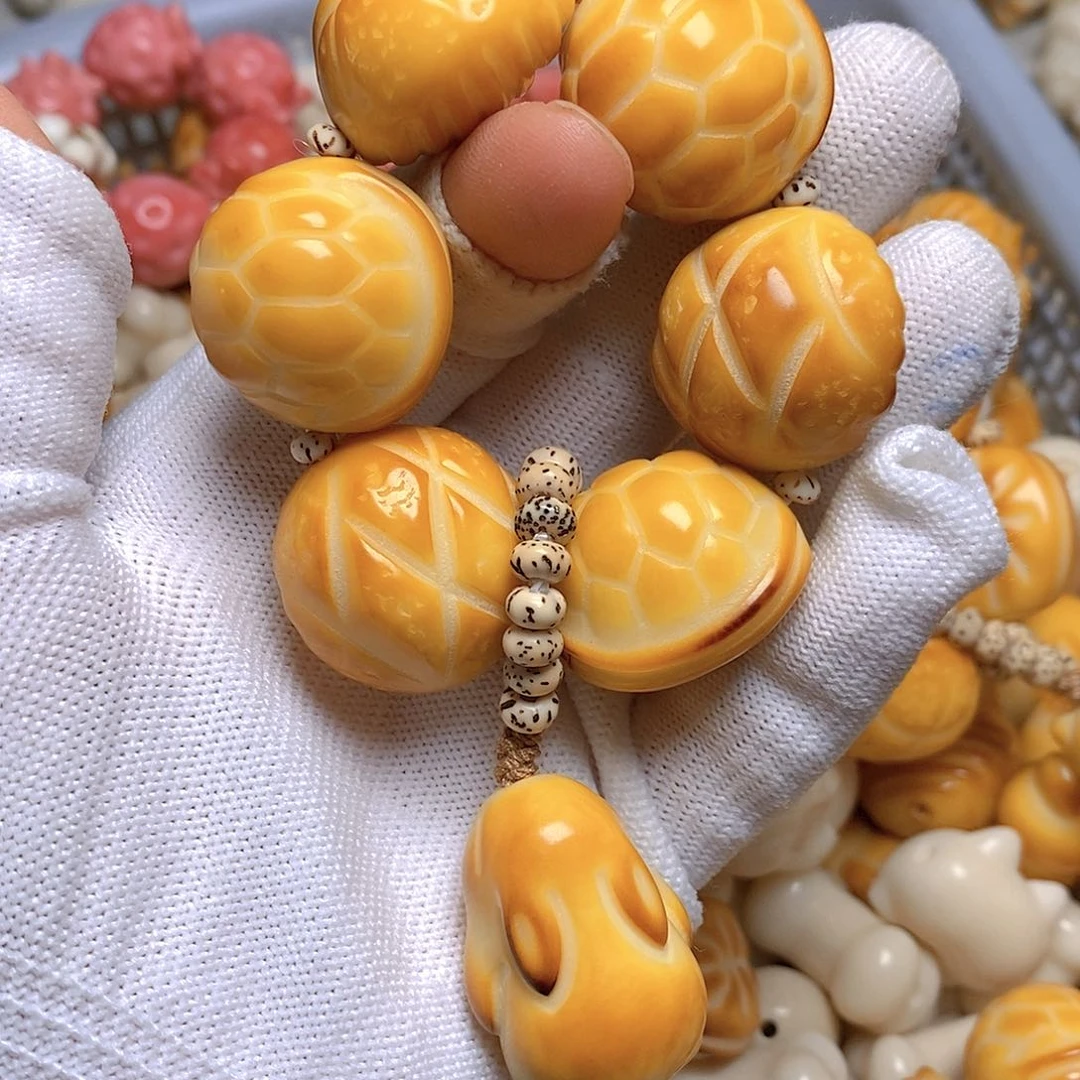 文玩核桃手串肥*富贵包手捻瑕疵款