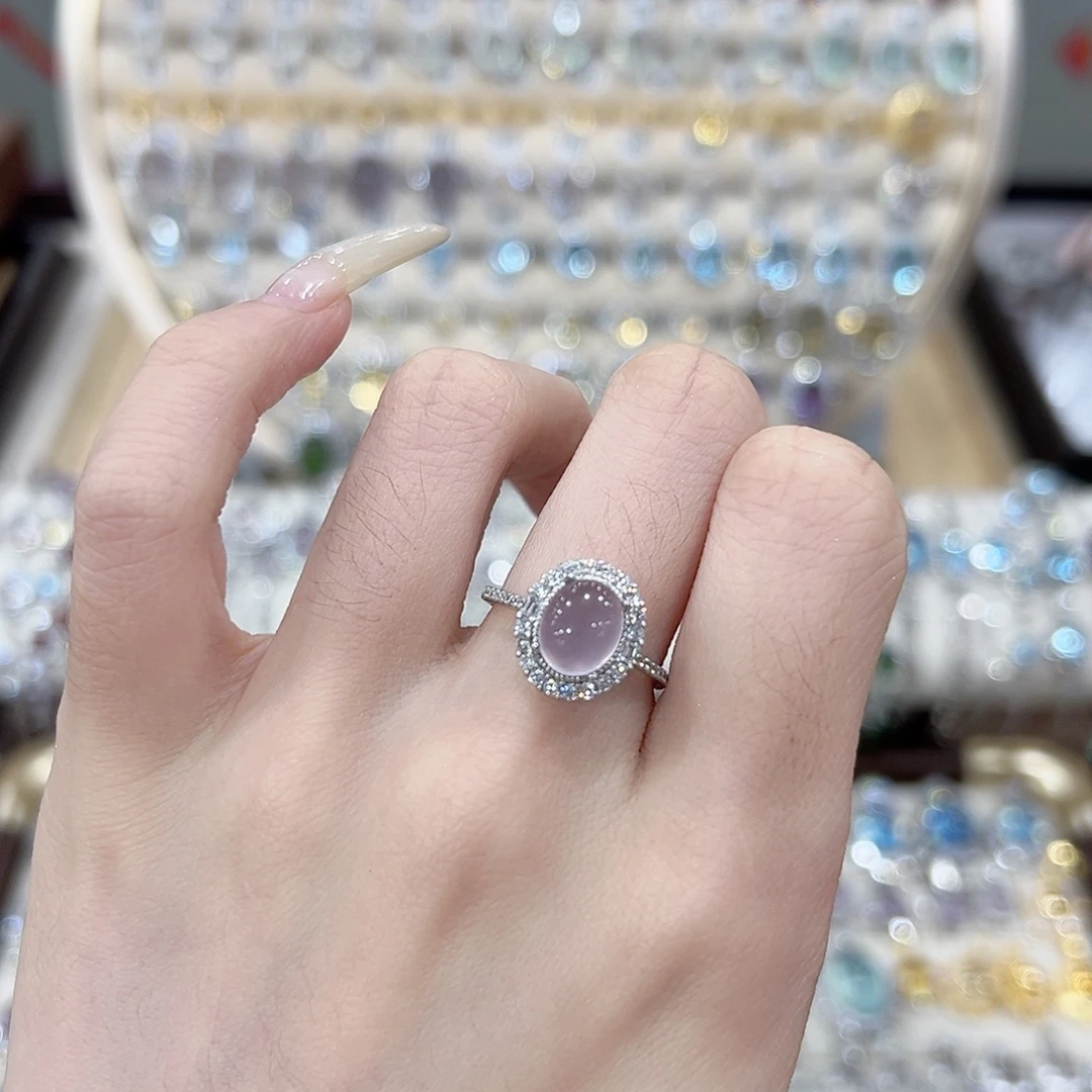 R***.银S925镶嵌烟晶戒指